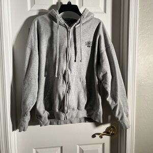 FINAL SALE Men's Gray zip up Hoodie